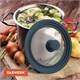 Крышка для любой сковороды и кастрюли универсальная 3 размера (22-24-26 см) антрацит, DASWERK, 607586 607586