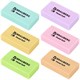 Ластики BRAUBERG PASTEL SOFT НАБОР 6 шт., размер ластика 45х25х10 мм, экологичный ПВХ, 271340 271340