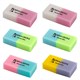 Набор ластиков BRAUBERG "Pastel Mix", 6 шт., цвета ассорти, 44х21х10 мм, экологичный ПВХ, 229597 229597