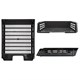 Лoтoк горизонтальный для бумаг BRAUBERG "Basic", А4 (360х270х75 мм), с пазами, сетчатый, черный, 237011 237011