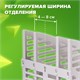 Лoтoк вертикальный для бумаг STAFF, 245х165х285 мм, 3 отделения, сетчатый, сборный, серый, 237294 237294