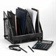 Лoтoк вертикальный для бумаг STAFF Basic, 245х320х285 мм, 6 отделений, сетчатый сборный, 237946 237946
