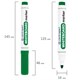 Маркер стираемый для белой доски ЗЕЛЕНЫЙ, CENTROPEN "Dry-Wipe", 2,5 мм, 8559, 5 8559 0110 151112