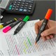 Набор текстовыделителей 6 НЕОНОВЫХ ЦВЕТОВ, АССОРТИ, STAFF College "STICK НЕОН", линия письма 1-4 мм, скошенный наконечник, 152534 152534