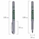 Маркер для декорирования СЕРЕБРЯНЫЙ CENTROPEN, круглый наконечник, 1 мм, 2670, 6 2670 0194 152041