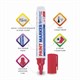 Маркер-краска лаковый (paint marker) 6 мм, КРАСНЫЙ, НИТРО-ОСНОВА, BRAUBERG PROFESSIONAL PLUS EXTRA, 151452 151452