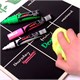 Маркер меловой UNI "Chalk", 1,8-2,5 мм, БЕЛЫЙ, влагостираемый, для гладких поверхностей, PWE-5M WHITE 142628