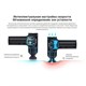 Массажный пистолет XIAOMI Massage Gun Mini, перкуссионный, 3 режима, 3 насадки, до 2500 об/мин, синий, BHR6083GL 456672