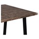 Стол на металлокаркасе BRABIX "LOFT CD-006", 1200х500х730 мм, 2 полки, цвет морёный дуб, 641224 641224
