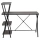 Стол на металлокаркасе BRABIX "LOFT CD-004", 1200х535х1110 мм, 3 полки, цвет дуб антик, 641219 641219
