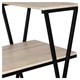 Стол на металлокаркасе BRABIX "LOFT CD-004", 1200х535х1110 мм, 3 полки, цвет дуб натуральный, 641220 641220