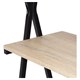 Стол на металлокаркасе BRABIX "LOFT CD-004", 1200х535х1110 мм, 3 полки, цвет дуб натуральный, 641220 641220