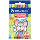 Восковые мелки BRAUBERG, НАБОР 24 цвета, 222964 222964