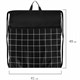 Мешок для обуви BRAUBERG БОЛЬШОЙ, с ручкой, карман на молнии, сетка, 49х41 см, "Checkered", 272404 272404