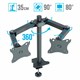 Кронштейн для двух мониторов К-502 VESA 75х75-100х100, 17"-32", до 16 кг, РЭМО, 4603225012979, 960059 457775