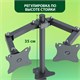 Кронштейн для двух мониторов К-502 VESA 75х75-100х100, 17"-32", до 16 кг, РЭМО, 4603225012979, 960059 457775