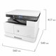 МФУ лазерное HP LaserJet M442dn "3 в 1", А3, 24 стр./мин., 50000 стр./мес., ДУПЛЕКС, сетевая карта, 8AF71A 354644