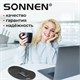 Коврик для мыши с подушкой под запястье SONNEN, полиуретан + лайкра, 250х220х20мм, черный, 513299 513299