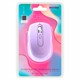 Мышь беспроводная бесшумная SMARTBUY SBM-611AG-V, USB, 4 кнопки + 1 колесо, оптическая, лиловая, 02033 514186