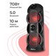 Колонка портативная DEFENDER G78, 2.0, 70 Вт, Bluetooth, FM-тюнер, microSD, чёрная, 65178 513677