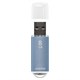 Флеш-диск 8 GB, SMARTBUY V-Cut, USB 2.0, металлический корпус, синий, SB8GBVC-B 512182