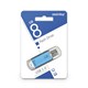 Флеш-диск 8 GB, SMARTBUY V-Cut, USB 2.0, металлический корпус, синий, SB8GBVC-B 512182