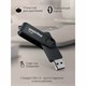 Флеш-диск 16 GB SMARTBUY Twist USB 2.0, черный, SB016GB2TWK 513907