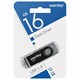 Флеш-диск 16 GB SMARTBUY Twist USB 2.0, черный, SB016GB2TWK 513907