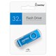 Флеш-диск 32 GB SMARTBUY Twist USB 2.0, синий, SB032GB2TWB 513908