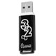 Флеш-диск 32 GB, SMARTBUY Glossy, USB 2.0, черный, SB32GBGS-K 512776