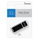 Флеш-диск 64 GB SMARTBUY Quartz USB 2.0, черный, SB64GBQZ-K 513055