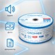 Диски CD-R CROMEX, 700 Mb, 52x, Bulk (термоусадка без шпиля), КОМПЛЕКТ 50 шт., 513773 513773