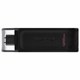 Флеш-диск 128 GB KINGSTON DataTraveler 70, разъем Type-C 3.2, черный, DT70/128GB 514065
