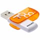 Флеш-диск 128 GB PHILIPS VIVID, разъем USB 2.0, желтый, FM12FD05B/97 514092