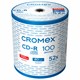 Диски CD-R CROMEX, 700 Mb, 52x, Bulk (термоусадка без шпиля), КОМПЛЕКТ 100 шт., 513779 513779