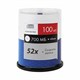 Диски CD-R SONNEN, 700 Mb, 52x, Cake Box (упаковка на шпиле) КОМПЛЕКТ 100 шт., 513533 513533