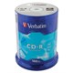 Диски CD-R VERBATIM 700 Mb 52х Cake Box (упаковка на шпиле), КОМПЛЕКТ 100 шт., 43411 511899