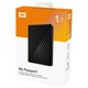 Внешний жесткий диск WD My Passport 1TB, 2.5", USB 3.0, черный, WDBYVG0010BBK-WESN 513600
