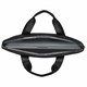 Сумка портфель HEIKKI ULTRA (ХЕЙКИ) с отделением для ноутбука 15,6", Total black, черная, 28х39х3 см, 272609 272609