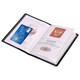 Обложка для паспорта "Passport Map", мягкая экокожа, коричневая, STAFF, 238876 238876