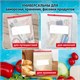 Пакеты для заморозки продуктов, 3 л, КОМПЛЕКТ 30 шт., с замком-застежкой (слайдер), LAIMA 608912