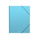 Папка на резинках ERICH KRAUSE "Diagonal Pastel", до 300 листов, ассорти, 600 мкм, 50400 272939