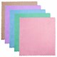 Салфетки для уборки из ПЛЮШЕВОЙ микрофибры 30х30 см, КОМПЛЕКТ 10 шт. "PASTEL", LAIMA HOME, 608445 608445