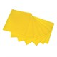Салфетки универсальные "НЕДЕЛЬКА", 25х38 см, КОМПЛЕКТ 7 шт., 90 г/м2, вискоза (ИПП), желтые, 605502 605502