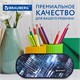 Пенал-косметичка BRAUBERG овальный, полиэстер, "Lines", 22х9х5 см, 229273 229273