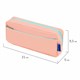 Пенал мягкий BRAUBERG PASTEL, 2 отделения, персиковый, 21х9,5х5 см, 272274 272274