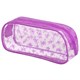 Пенал-косметичка BRAUBERG LUCENT на молнии, прозрачный, "Butterfly", 21х5х9 см, 272344 272344