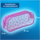 Пенал-косметичка BRAUBERG LUCENT на молнии, прозрачный, "Butterfly", 21х5х9 см, 272344 272344