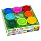 Пластилин-тесто для лепки BRAUBERG KIDS, 8 цветов, 400 г, яркие классические цвета, крышки-штампики, 106720 106720