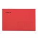 Подвесные папки A4/Foolscap (404х240 мм) до 80 л., КОМПЛЕКТ 10 шт., красные, картон, STAFF, 270936 270936